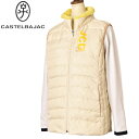 カステルバジャック CASTELBAJAC スポーツ ゴルフダウンベスト レディース 2024秋冬新作 送料無料M-L-LL トップス カステル バジャック ゴルフウェア 服最強配送
