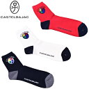 カステルバジャック CASTELBAJAC カプセルコレクションソックス メンズ 2025秋冬新作25-27 ショート丈 カステル バジャック最強配送