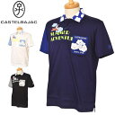 カステルバジャック CASTELBAJAC スポーツ ゴルフ半袖ポロシャツ メンズ 2025春夏新作 送料無料M-L-LL トップス カステル バジャック ゴル...