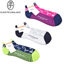 カステルバジャック CASTELBAJAC スポーツ ゴルフソックス メンズ 2025春夏新作25-27 アンクル丈 カステル バジャック最強配送