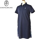 カステルバジャック CASTELBAJAC スポーツ ゴルフ半袖ポロワンピース レディース 2025春夏新作 送料無料M-L-LL トップス カステル バジャッ...