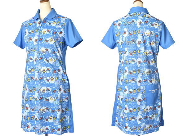 50％OFFセールカステルバジャック CASTELBAJAC スポーツ ゴルフ半袖ワンピース レディース 2025春夏新作 送料無料M-L-LL トップス カステル バジャック ゴルフウェア 服最強配送 アウトレット