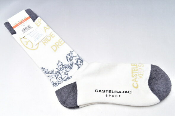 カステルバジャック CASTELBAJAC スポーツ ゴルフソックス メンズ 2025秋冬新作25-27 クルー丈 カステル バジャック 7235493126最強配送