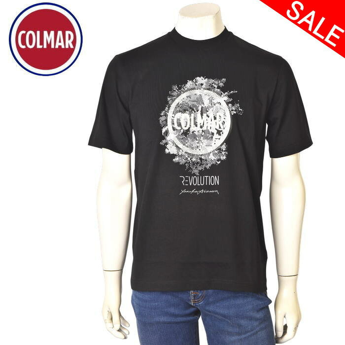 COLMARのの新品未使用カットソー リメイク風フリルプリント7分袖/589278（Tシャツ/カットソー