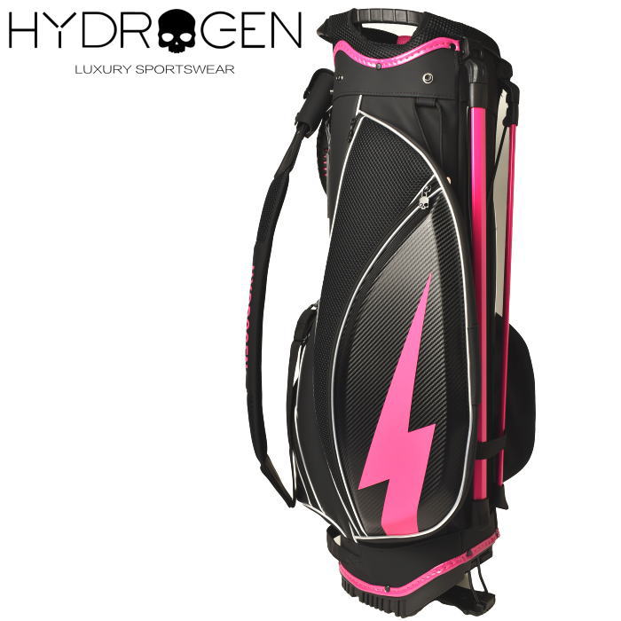 50％OFFセールハイドロゲン HYDROGEN GOLFキャディバッグ メンズ 2023春夏新作 送料無料スカル スタンド式国内正規品 ハイドロゲンあす楽_翌日着荷可