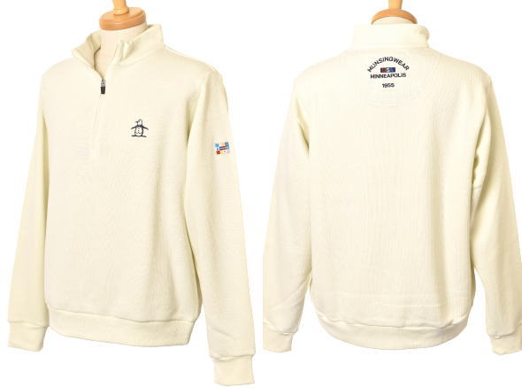 マンシングウェア ゴルフ Munsingwearハーフジップセーター メンズ 2025秋冬新作 送料無料M-L-LL-3L トップス マンシング最強配送