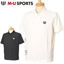 MUスポーツ ゴルフ M・U SPORTS半袖ポロシャツ メンズ 2025春夏新作 送料無料M-L-LL トップス エムユースポーツ最強配送(4)