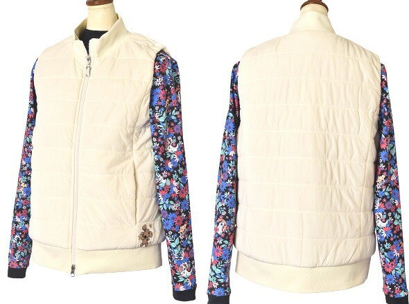 MUスポーツ ゴルフ M・U SPORTS中綿ジップアップベスト レディース 2025秋冬新作 送料無料M-L-LL トップス エムユースポーツ 701r7300最強配送