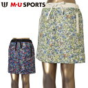 MUスポーツ ゴルフ M・U SPORTSリバーシブルスカート レディース 2025秋冬新作 送料無料40-42-44 ボトムス エムユースポーツ最強配送