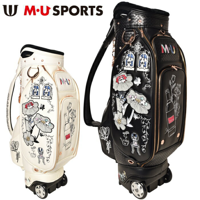 MUスポーツ ゴルフ M・U SPORTSキャディバッグ レディース 2025春夏新作 送料無料30周年 数量限定 9型 6.5kg エムユースポーツ最強配送 ...