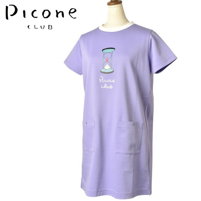 ピッコーネ クラブ PICONE CLUB半袖チュニック 半袖プルオーバー レディース 2024春夏新作 送料無料M-L-LL トップス ピッコーネクラブあす楽_翌日着荷可