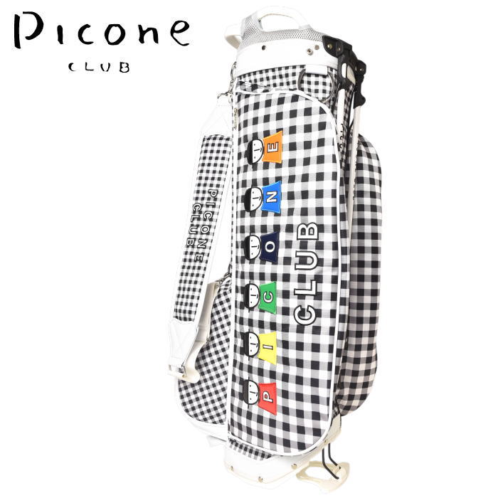 ピッコーネ クラブ PICONE CLUBキャディバッグ レディース 2024春夏新作 送料無料8.5型 46インチ 2.95kg スタンド式 ピッコーネクラブ...