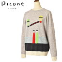 40%OFFセールピッコーネ クラブ PICONE CLUBカシミヤ ニットプルオーバー レディース 2024秋冬新作 送料無料L トップス ピッコーネクラブ最...