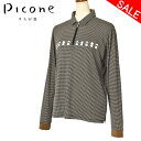 40%OFFセールピッコーネ クラブ PICONE CLUB長袖ハーフジップポロシャツ レディース 2024秋冬新作 送料無料M-L トップス ピッコーネクラブ...
