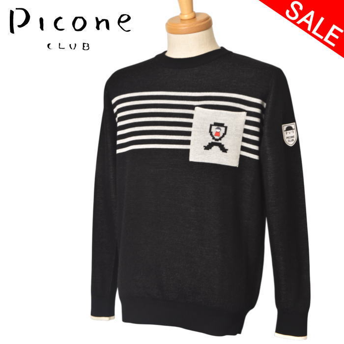 50%OFFセールピッコーネ クラブ PICONE CLUBニットプルオーバー メンズ 2024秋冬新作 送料無料M-L トップス ピッコーネクラブ最強配送