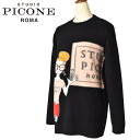 50%OFFセールスタジオ ピッコーネ STUDIO PICONE ROMAニットプルオーバー レディース 2023秋冬新作 送料無料M-L トップス スタジオ...