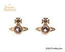 ヴィヴィアンウエストウッド Vivienne Westwood ヴィヴィアンウエストウッド★London Orb Pierced Earrings ロンドン オーブ スタッド ピアス(Pink GOLD)【あす楽対応】【YDKG-k】【W3】【送料無料】【smtb-k】【