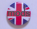 ◆Union Jack Mods◆ユニオン ジャック モッズロゴ缶バッジ◆London ストリート マーケットから直輸入♪