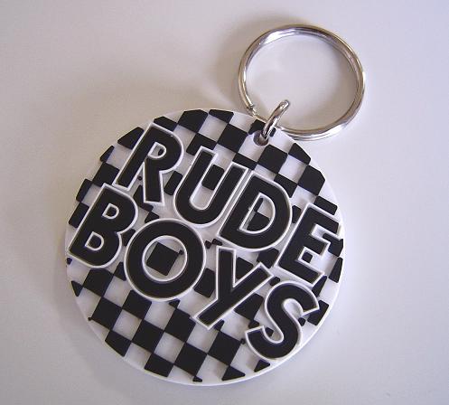 ◆RUDE BOYS◆ルード ボーイズ☆ラバー キーリング◆London ストリート マーケットから直輸入♪