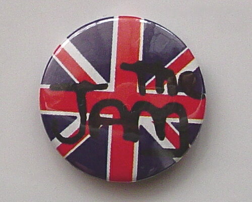 ◆The Jam Union Jack◆ジャム☆ロゴ 缶バッジ◆London ストリート マーケットから直輸入♪