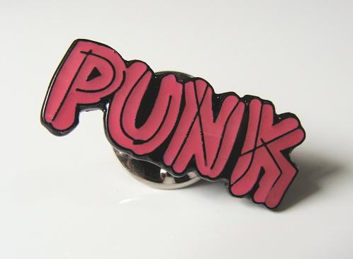 ◆PUNK Logo◆パンク ロゴ☆ピンバッジ◆London ストリート マーケットから直輸入♪