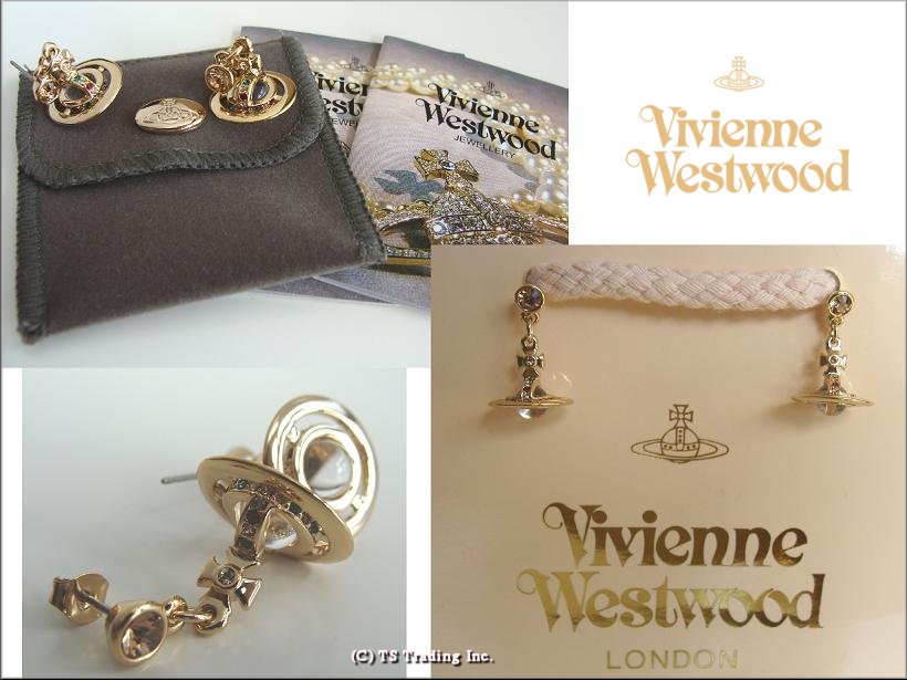 Vivienne Westwood ヴィヴィアンウエストウッド ★New Tiny Orb Pierced Earrings 新・タイニー オーブ ピアス (GOLD)【あす楽対応】【YDKG-k】【W3】