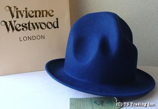 Vivienne Westwood ヴィヴィアンウエストウッド★Felt Mountain hat 限定☆フエルト・マウンテン ハット（BLUE）【送料無料】【あす楽対応】【YDKG-k】【W3】