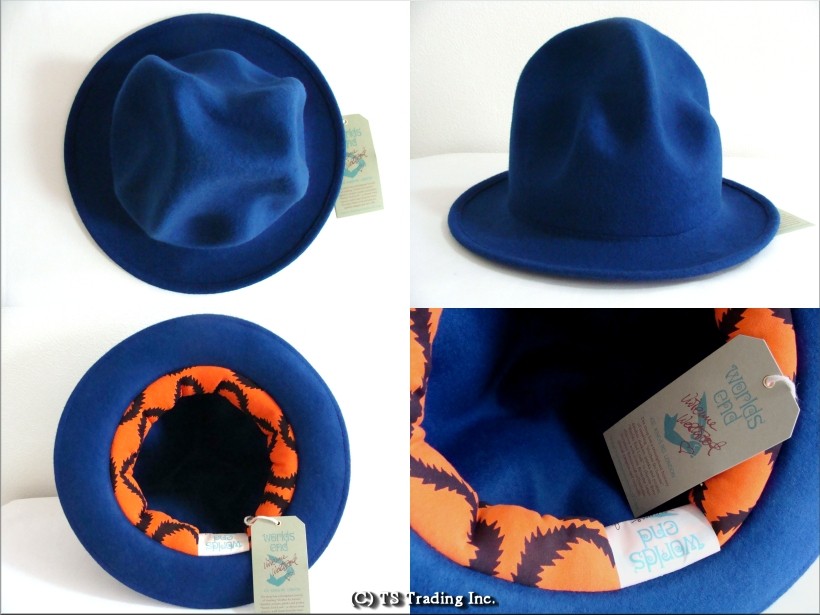 Vivienne Westwood ヴィヴィアンウエストウッド★Felt Mountain hat 限定☆フエルト・マウンテン ハット（BLUE）【送料無料】【あす楽対応】【YDKG-k】【W3】
