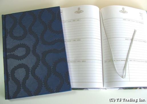 【楽天市場】 Vivienne Westwood ヴィヴィアンウエストウッド★2012 A5 Blue Squiggle Diary2012年