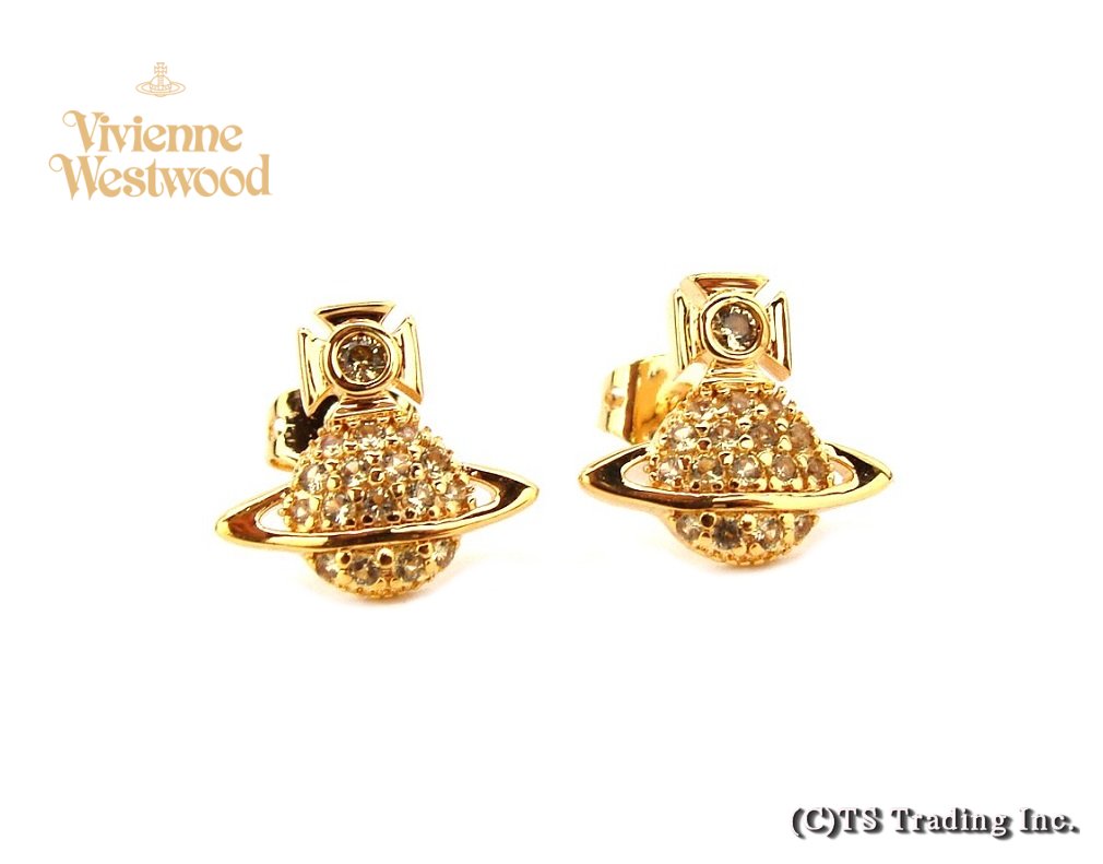 ヴィヴィアンウエストウッド Vivienne Westwood ヴィヴィアンウエストウッド★Tamia Orb Pierced Earrings☆タミア オーブ ピアス (GOLD)【あす楽対応】【YDKG-k】【W3】【送料無料】【smtb-k】