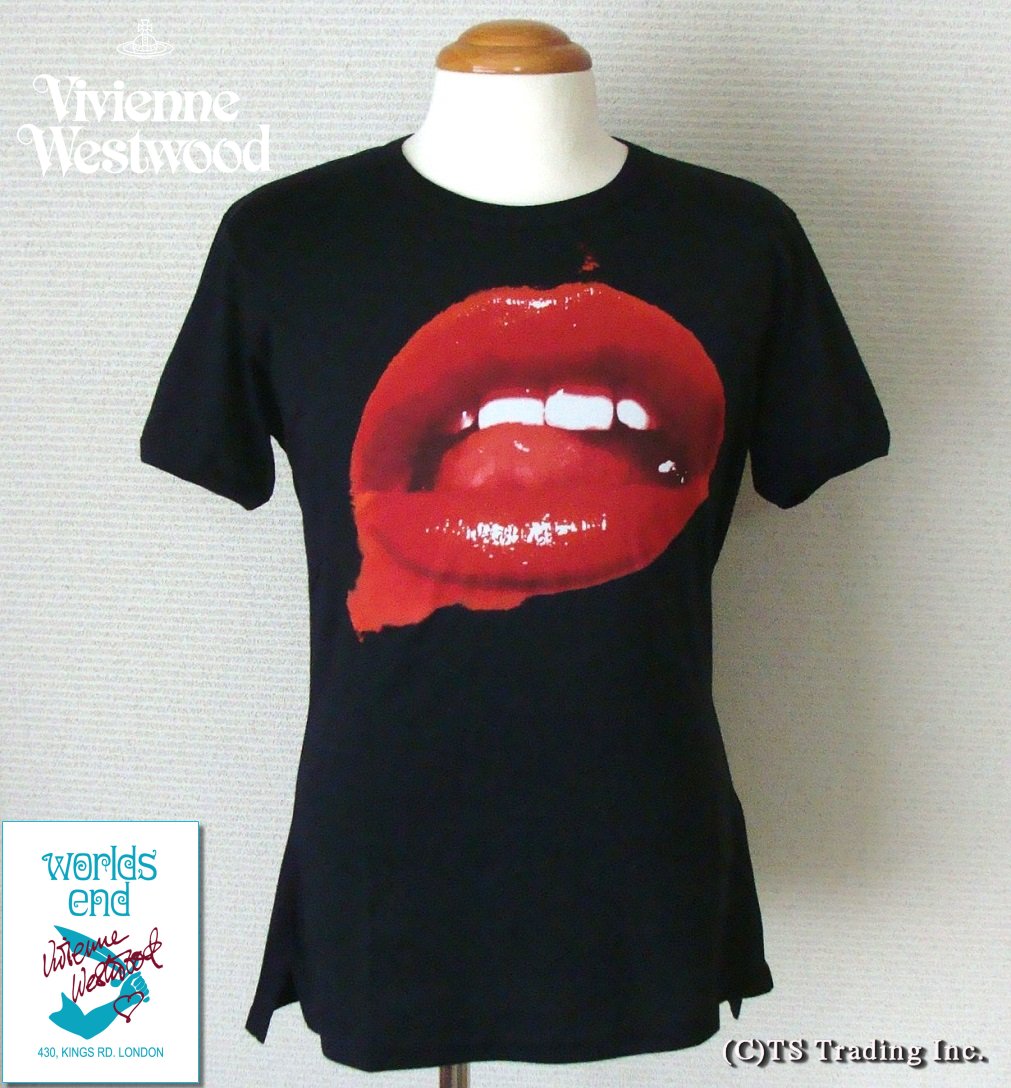 VivienneWestwood󥦥ȥåɡLipPrintTee륺ɥޥ󥽥åץץT(BK)ڤбۡYDKG-kۡW3̵ۡۡsmtb-k