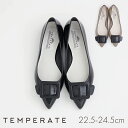 TEMPERATE テンパレイト レイン シューズ NINA バレエシューズ レディース パンプス 完全防水 晴雨兼用 ポインテッド ローヒール ぺたんこ PVC バックル クリア 黒 ブラック レインシューズ 防水 滑りにくい かわいい おしゃれ