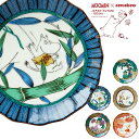 MOOMIN × amabro ムーミン×アマブロ JAPAN KUTANI -GOSAI- ジャパン クタニ ゴサイ ムーミン スナフキン お皿 九谷焼 和食器 北欧 
