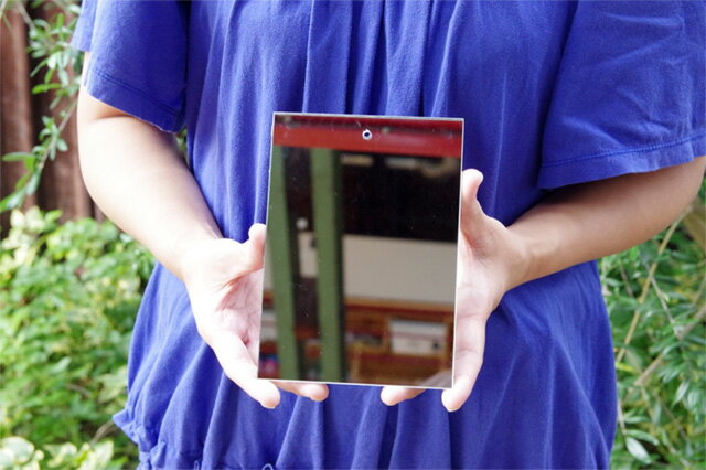 【Lサイズ】 amabro PEG MIRROR L アマブロ ペグミラー L 鏡 ペグシリーズ 有孔ボード用 ウォールストレージ DIY 壁面収納 [2]