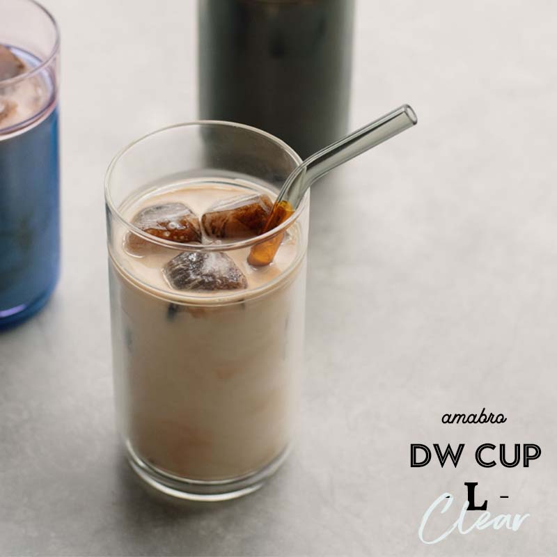 ダブルウォール カップ クリア DW CUP Clear amabro アマブロ 耐熱ガラス タンブラー グラス 350ml