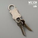 WILSON ウィルソン CANDY DESIGN WORKS キャンディデザイン＆ワークス ブラス×ニッケル/ニッケル 真鍮製 キーリング キーホルダー CHW-05