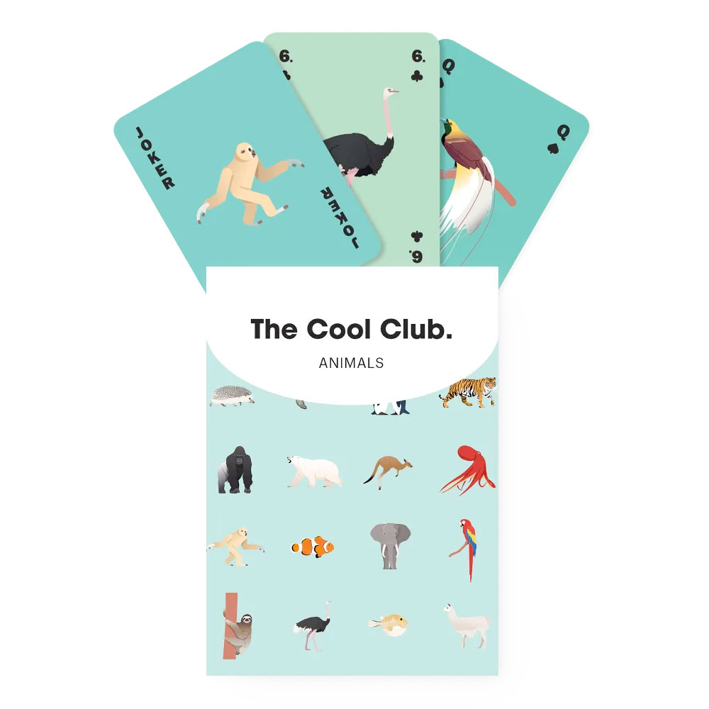 ザ クール クラブ アニマル The Cool Club Animals トランプ カード ゲーム 動物 魚 おしゃれ