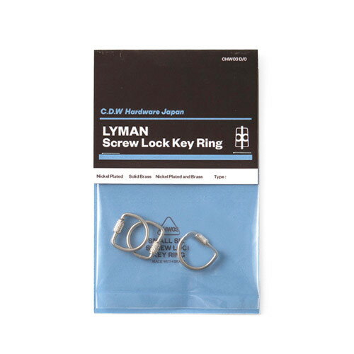 LYMAN Screw Lock Key Ring ライマンスクリ