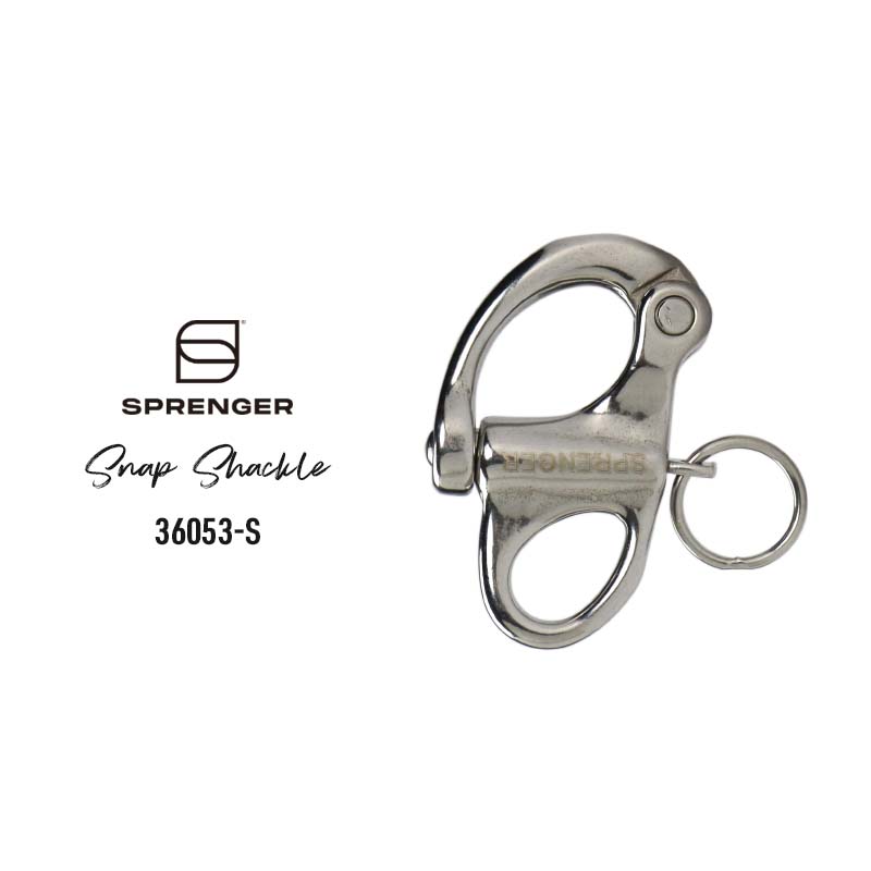 スナップシャックル 36053-S SPRENGER Snap Shackle スプレンガー キーリング キーホルダー ダブルリング付属