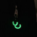 マラタック ジッパープル クリアグロー Maratac Zipper Pull-Hi Viz Clear glow 3個セット 蓄光 キャンプ アウトドア made in USA アメリカ