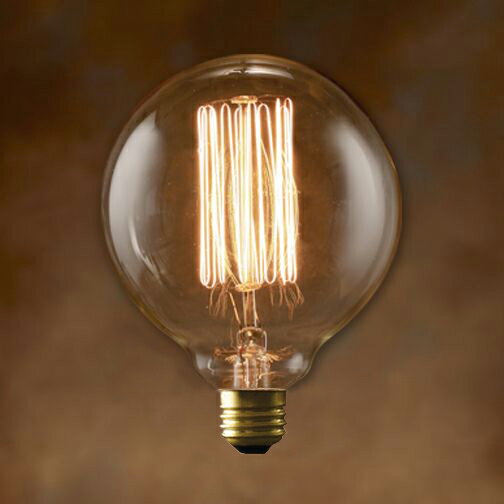 Edison Bulb “Globe (L)” 40W/60W/E26 エジソンバルブ 
