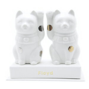 Floyd FORTUNE CAT WHITE フロイド フォーチュンキャット ホワイト 招き...