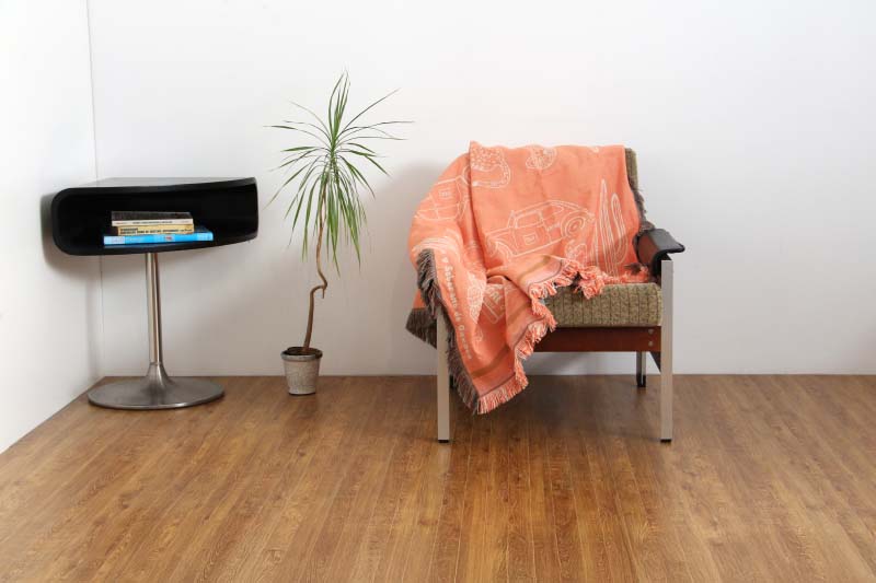 OAX スローケット キャット アンド モア / アプリコット OAX Throwket “Cat and more / Apricot” HERE ヒア メキシコ オアハカ 猫 ねこ ひざ掛け ソファブランケット [3]
