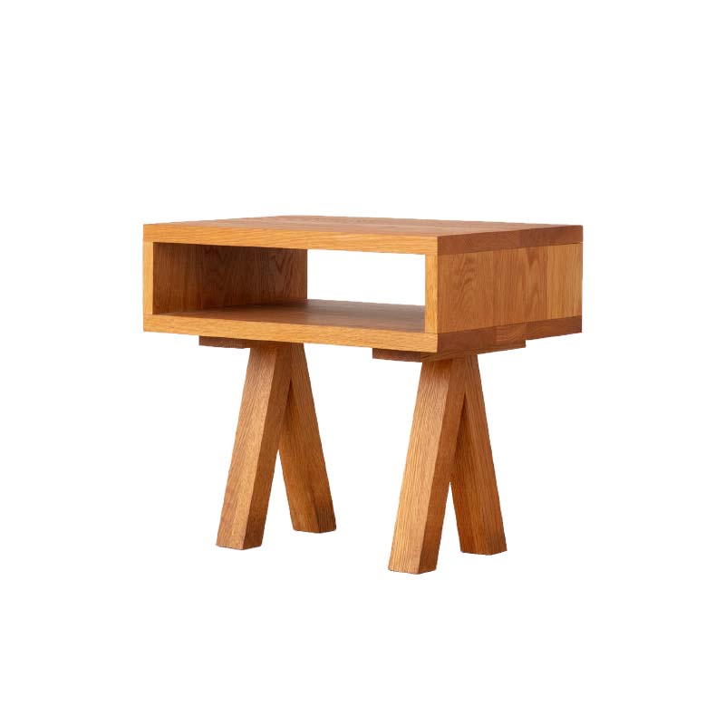 HOIM Wood Brace Rack ホイム ウッド ブレース ラック コンパクト テーブル 棚 オーク 国産 日本製 2