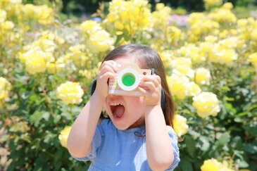 kiko+ camera キコ カメラ 木のおもちゃ YELLOW/PINK