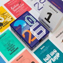 【9月中旬入荷予定】Typodarium 2026 タイポダリウム 日めくりカレンダー フォント font ドイツ 卓上 壁掛け