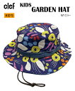 CLEF クレKIDS GARDEN HATキッズ ハットキッズサイズNVYカラー