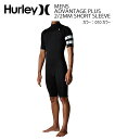 HURLEY ハーレーADVANTAGE PLUS 2/2mm SHORT SLEEVEアドバンテージプラスショートスリーブ スプリングウェットスーツ