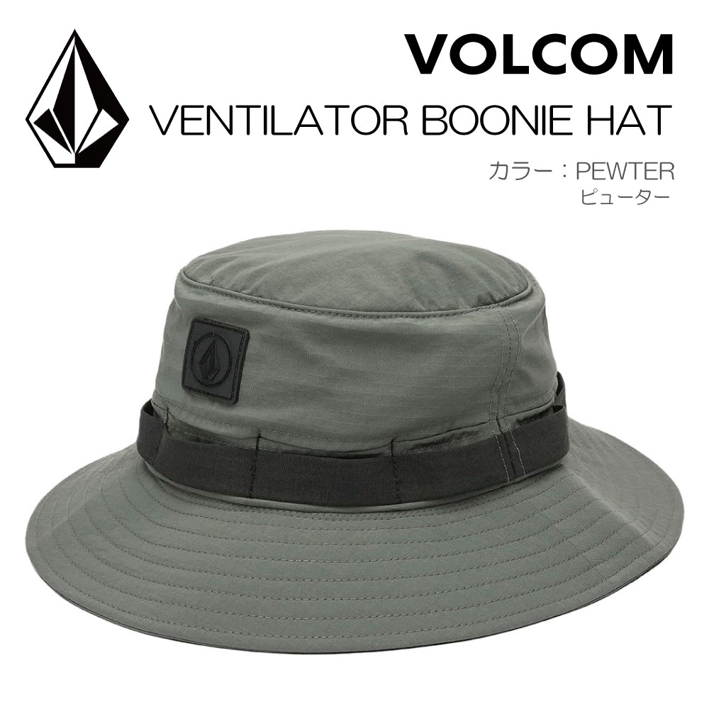 ボルコム キャップ メンズ VOLCOM ボルコムVENTILATOR BOONIE HATベンティレーター ブーニー ハットPEWTERカラーキャップ 帽子FLEXFIT フレックスフィット