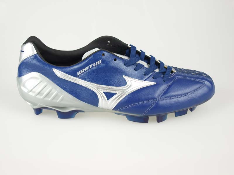 サッカースパイク ミズノ シューズ サッカー ウェーブイグニタス 4 ジャパン ネイビー シルバー P1ga1730 03 サッカーショップ プレイヤーズモレリアステーション限定品